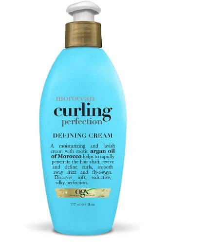 OGX Argan Oil of Morocco Curling Perfection Curl Defining Cream Hair Smoothing Anti Frizz Cream to Define All Curl Types 1