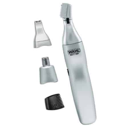 Wahl Ear Nose Brow Trimmer Clipper – Painless Eyebrow Facial Hair Trimmer for Men
