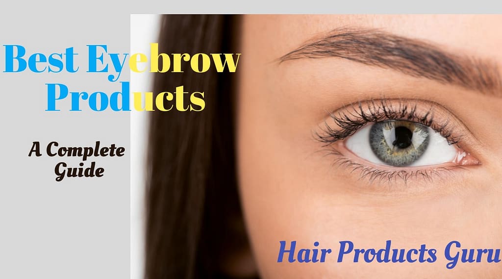 women eyebrow in an edited image for eyebrow products
