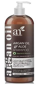 artnaturals Moroccan Argan Oil Shampoo - (16 Fl Oz / 473ml) - Moisturizing, Volumizing Sulfate Free Shampoo for Women, Men and Teens - Used for Colored and All Hair Types