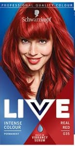 Schwarzkopf Live Intense Permanent Hair Colour, Real Red (number 35), 142ml