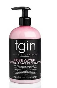tgin Rose Water Smoothing Leave-In Conditioner for Natural Hair