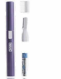 Wahl Clean & Confident Ladies Battery Pen Trimmer & Detailer with Rinseable Blades for Eyebrows