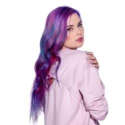 purple hair women