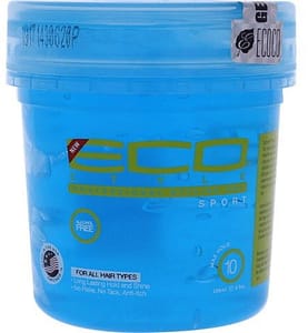 Ecoco Eco Style Gel - Sport - Long Lasting - Strong Maximum Hold - Great For Active Lifestyles - Adds Volume And Sheen - Alcohol Free And Water Based Formula - Helps Maintain Healthy Hair - 8 Oz